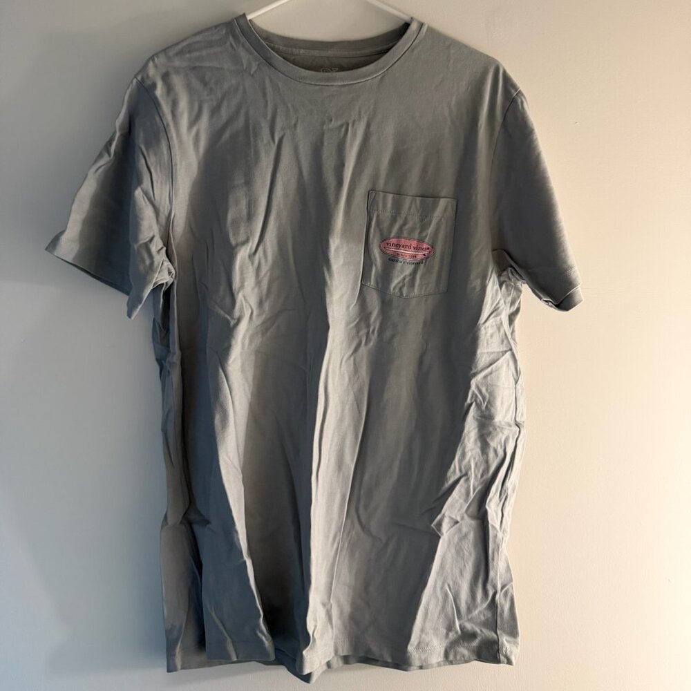 Vineyard Vines Martha’s Vineyard Surf Pocket Tee - Grey